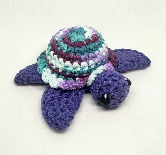 Small purple cotton turtle