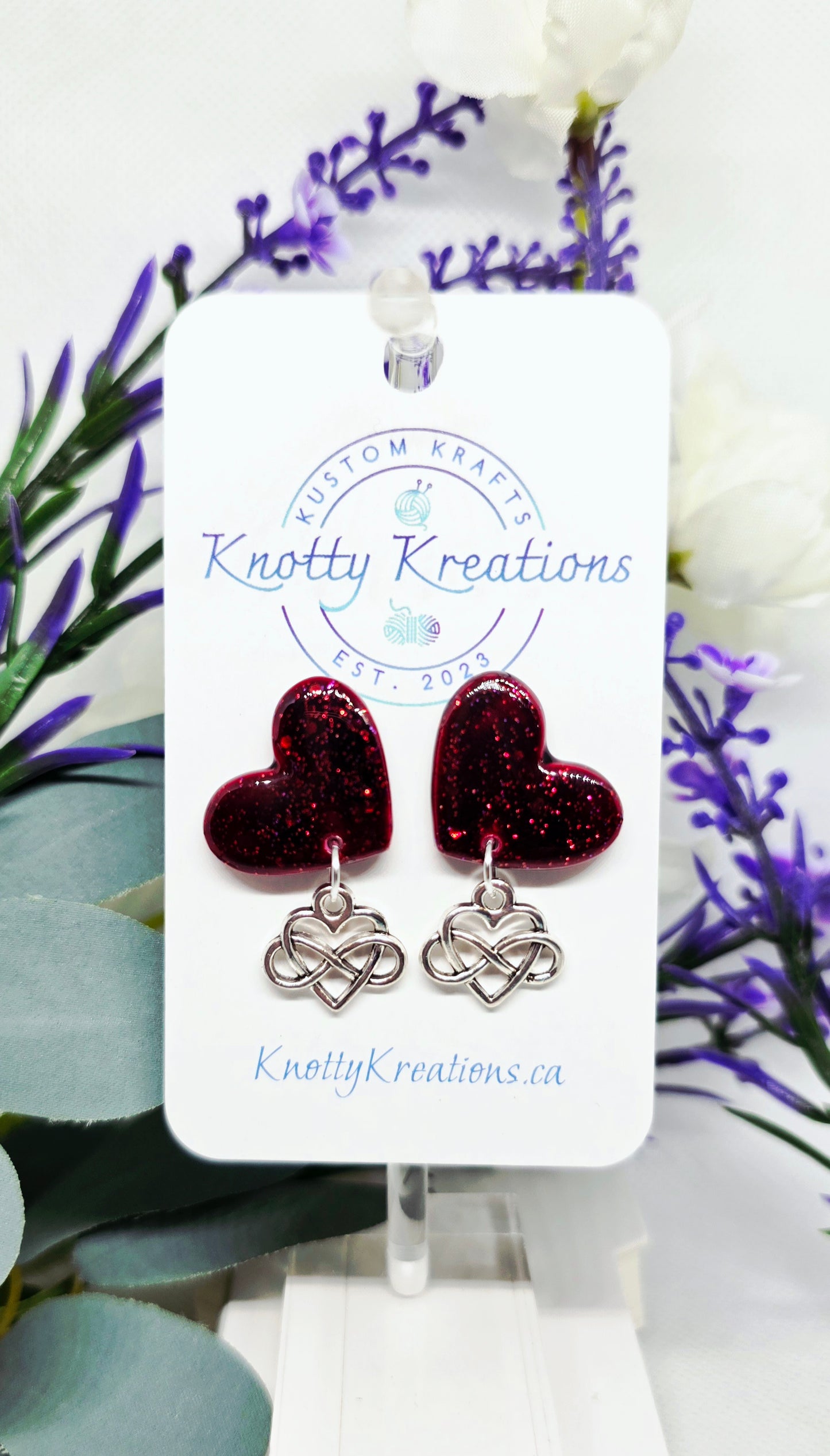 Heart Klay Earrings